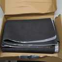 3×5 Feet Extra Large 1/10" Ultra Thin Front Door Mat Indoor Entryway Area Rug for Inside Entry, Non Slip Washable Rubber Interior Door Mats Entrance Home, Baroque Grey