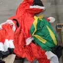 14 FT Christmas Inflatables Santa Claus Outdoor Decoration, Giant Santa Inflatable with Gift Bag, Blow Up Yard Decor with Built-in LED Lights for Xmas Lawn Garden Home Holiday Party, 14 FT Santa