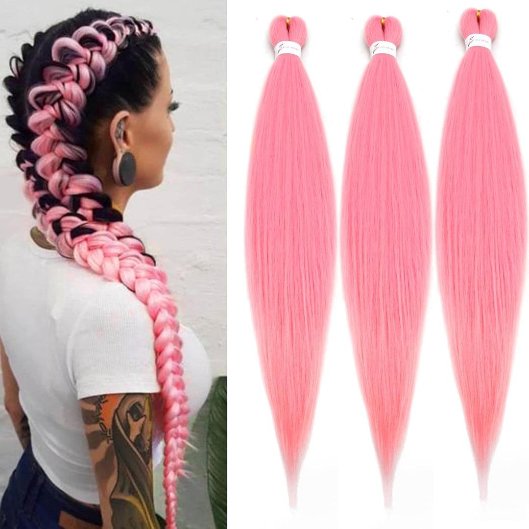 26 Inch 3 Pack Pre Stretched Braiding Hair