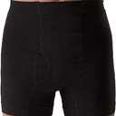 Regular Male Boxer Low for Medium Ostomy and Hernia Support (Black, XL) | Seamless Ostomy & Hernia Briefs for Men | Comfortable Ostomy & Hernia Support Underwear | Colostomy Support Garment