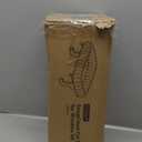 Zakkart SnugCloud Cat Window Perch with 4-Sided Bolster - Large Cat Hammock for Window Sill - Solid Hardwood & Metal Frame - Window Seat for Pets (Dark Stained Wood w/Gray Bed, Large)