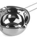 Stainless Steel Double Boiler Pot for Melting Chocolate, Candy and Candle Making (18/8 Steel, 2 Cup Capacity, 480ML)