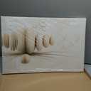 White Zen Stones framed canvas wall art Spa Bathroom Wall Decor 16x24inches