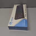 Ranked N60 Nova 60% Form Factor | Hot Swappable Mechanical Gaming Keyboard | 61 Keys Multi Color RGB LED Backlit for PC/Mac Gamer (Black, Gateron Brown)