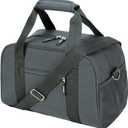 SeaRock 14 inch Small Gym Bag for Men & Women, Mini Duffle Bag for Travel Sports, Lightweight Carry On Duffel Bag, Dark Grey