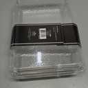 Clear Premium Acrylic Rectanglees Serving Tray with Lid (12.63" x 8.75" x 3.38") Perfect for Parties, Events, & Dining