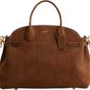 Coach Women's Suede Soft Empire Carryall 40 Tote, B4/Warm Brown, One Size