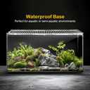 Reptile PC Terrarium,Tarantula Enclosure,Spider Tank Starter Kit,Leopard Gecko Container,Hermit Crab Habitat,Lizard Enclosure,Insect Housing,Jumping Spider Cage,Small Bearded Dragon Vivarium S