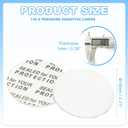 PATIKIL 110Pack Foam Lid Liner, 18mm/0.71" PS Foam Resistant Tamper Pressure Sensitive Seal for Bottle Cap Liners Seals