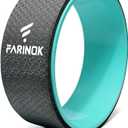 Yoga Wheel for Stretching & Flexibility to Help Back Aches & Tension, Deep Tissue Muscle Massage. Back Roller Wheel with Extra Cushion, Wider & Thickest Foam, Stretches and Strengthens Core Muscles