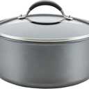 Circulon A1 Series Dishwasher Safe, Induction Ready, Metal Utensil Safe, 5-Quart Dutch Oven with Lid - Graphite