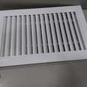 2pcs 12" x 18" Premium Aluminum Gable Vents with Screen, Paintable Design -Ideal for Attic and Shed Ventilation, Vent Opening 10"x16" (White 12" x 18"-2 Pack)