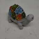 Solar Garden Turtle Statue - Turtle Decor with 7 Warming Solar LED Lights, Outdoor Decorations for Yard Patio Lawn & More, for Women, Moms, Birthdays