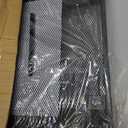 5 Tier Hanging Wall File Organizer, Mesh Mail Paper Orgnization Hanging File Folder Holder for Home Office, Black