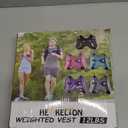 Henkelion Weighted Vest Weight Vest for Men Women Kids Weights Included, Body Weight Vests Adjustable for Running, Training Workout, Jogging, Walking (12 lbs, Black)