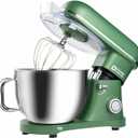 Kitchen in the box Stand Mixer, 900W 8.5QT Kitchen Electric Mixer, 6-Speed Large Capacity Food Mixer for Home Cooks with Egg Whisk, Dough Hook & Flat Beater (Green)