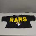 FOCO Women's NFL Team Logo Ladies Fashion Crop Top Shirt, Large Size