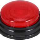 Game Buzzer, Answer Buzzers for Game Show with Light Alarm Sound Show Button Box Party Contest Trivia Quiz for Kids Red