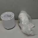 Dryer Vent Cover 4 inch with UV RESISTANT - Outdoor Dryer Vent Cover Natural Energy Saving, Dryer Vent Seal for Home Exterior (White)