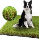 Artificial Grass Turf for Dogs 3 ft x 5 ft,1.38 inch Fake Grass Pee Pad for Puppy Potty Training,Faux Grass Rug for Indoor/Outdoor Patio,Dogs Wee Wee Pad,Turf Grass Mat for Pets.