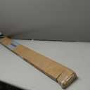 Curtain Rods for Windows 84 to 120 Inches, 1 Inch Diameter Metal Wrap Around Window Curtain Rod with Brackets, Brushed Nickel