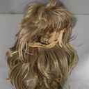 Kaneles Mullet Wigs for Men 80s Costumes Fancy Party Accessory Cosplay Halloween Wig (Light Brown)