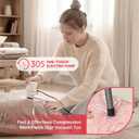 IDEATECH 12Pack Vacuum Storage Bags with Electric Pump, Jumbo Vacuum Seal Bags for Clothing, Bedding & Blankets, Heavy Duty Compression Space Saver Bags with Airtight Seal, Seasonal Storage-4M+4L+4XL