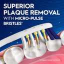 Oral-B Pulsar Pro-Health Expert Clean, Battery electric toothbrush, 2 count MEDIUM toothbrush pack, removes plaque, travel essentials tooth brush