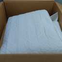 Water Heated Mattress Pad 60x80 Inches, White