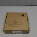 SZMP Solar Water Fountain Upgraded 100% Glass Panel, 3.5W Solar Powered Fountains Built-in 2000 Battery with 7 Nozzle & 4 Fixer, Solar Fountain Pump for Bird Baths, Pond, Outdoor (White)