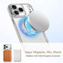 ZIYE Magnetic Phone Case Made for iPhone 17 Pro Max 6.9 Inch, Silver