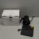 1200W Gooseneck Kettle with 1 Temperature Control,Pour Over Electric Kettle for Coffee & Tea,Digital Display,4 Temp Preset,12H Keep Warm,100% Stainless Steel,Rapid Heating,1L,Matte Black