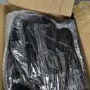 Supernal 360Pcs Black Plastic Silverware Heavy Duty Disposable Cutlery with Hammered Design,Black Utensils Set Include 120 Knives,120 Forks and 120 Spoons Suitable for Party,Anniversary&Halloween