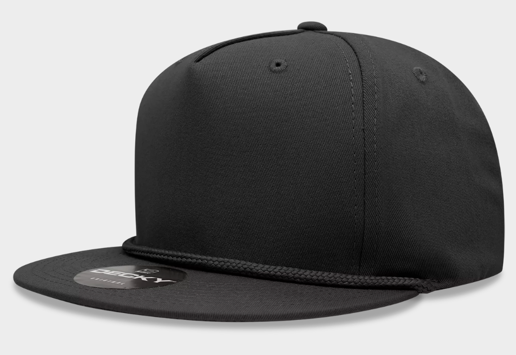 Decky Lids Blank Dime Adjustable Snapback Hat