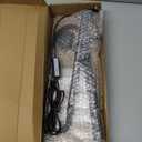 LED Desk Lamp with Clamp, Eye-Caring Clip on Lights for Home Office, 3 Modes 10 Brightness, Long Flexible Goose-Neck, Metal, Swing Arm Architect Task Table Lamps with USB Adapter, Black