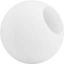 BENECREAT 5Inch White Frosted Glass Globe Lamp Shade, Replacement Lampshade Cover for Wall Sconce, Pendant Lighting Fixture, Vanity Light, Ceiling Light, Hole: 2.4Inch