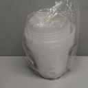 RAOOKIF 30 Pack 5/6/7 Inch Reinforced Clear Nursery Pots with Drainage Holes, Nursery Pots for Plants Variety Pack, Transparent Plastic Plant Pots for Seedlings, Seed Starters