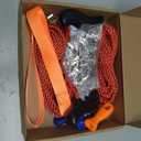 Rope Saw for Tree Limbs, 55 Inch Chain Saw with 70 Sharp Teeth & 46 Feet Ropes Kit, High Limb Pocket Chainsaw
