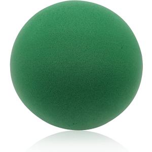 7-Inch Uncoated High Density Foam Ball - for Over 3 Years Old Kids Foam Sports Balls - Soft and Bouncy, Lightweight and Easy to Grasp Foam Silent Balls are Safe for Younger Children (blue-green)