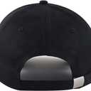 Pride Rainbow Heart Hats for Men Women, Adjustable Embroidered LGBT Baseball Cap, Black