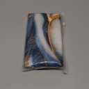 Marble Texture Table Runner 13x72 inch, Dark Blue White Fluid Art Dinning Table Runner for Farmhouse Wedding Party Barbecue Table Decor