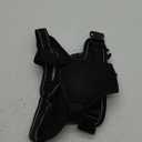 rabbitgoo Dog Harness No Pull with 2 Leash Clips, Adjustable Soft Padded, Reflective Oxford No Choke Pet Vest with Easy Control Handle for Large Dogs, Black, L