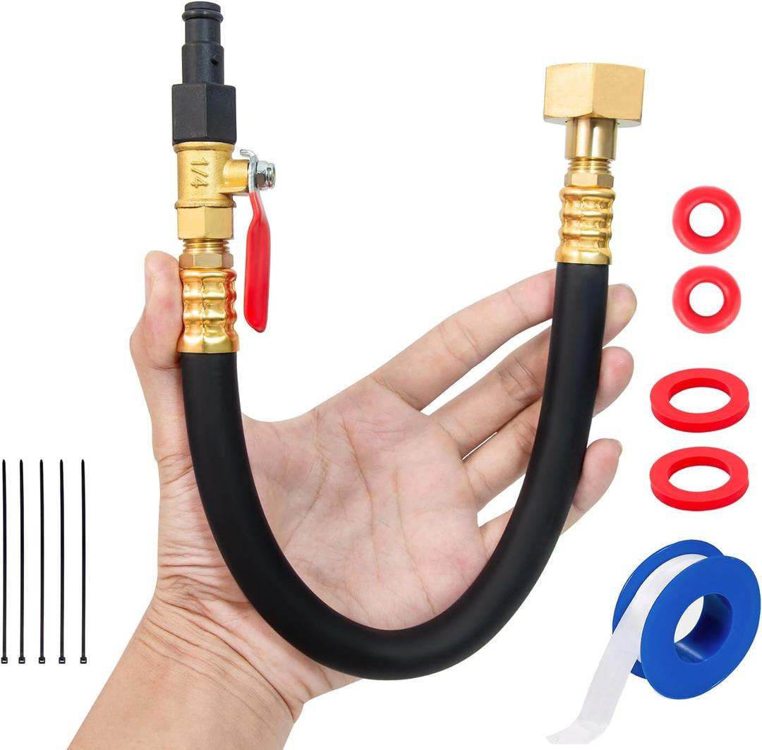 Flush Hose Fitting Kit for Yamaha,PWC WaveRunner/Sport Jet Boat Flush Fitting Kit Black Compatiable For Yamaha,LX VX VXR FXHO VX110 VX Deluxe FX Cruiser Jet Ski (Jet Boat Flush Fitting Kit-Black)