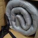 MAXYOYO Grey Triangle Futon Mattress, Japanese Floor Mattress Quilted Bed Mattress Topper, Extra Thick Folding Sleeping Pad Breathable Floor Lounger Guest Bed for Camping, King