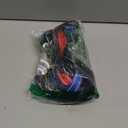 3 Way Dog Leash Reflective Adjustable Coupler No Tangle Detachable 3 in 1 Multiple Dog Leash with Soft Padded Handle for 1 2 3 Dog Pet Cat Puppy Walking Training (3 Way Multi-Color) 21"L x 0.78"W