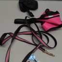 Adjustable Chicken Harness & Diaper with 5.4ft Leash | Escape-Proof Breathable Mesh | Outdoor Walking Training for Hens Ducks & Chicks | Stop Droppings & Feather Mess (Small, Pink)