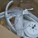 ZMISHIBO Low Profile Ceiling Fans with Lights, Flush Mount Modern Ceiling Fan and Remote Control, 20" LED Ceiling Fans, Stepless Dimmable 3 Colors and 6 Speeds (White)