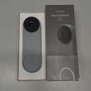 Google Nest Doorbell (Wired, 3rd Gen) - 2K Video and Gemini, Live View, Night Vision, 2-Way Audio - Works with Google Home - 2025 Model - Hazel