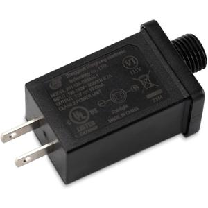 Replacement Christmas Yard Inflatable Adapter, 1A 12V Class 2 Power Unit, 60hz Waterproof Low Voltage Transformer US Plug for Halloween Inflatable Christmas