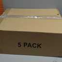 SNSLXH 5 Pack Stackable Closet Storage Basket, Multifunctional & Foldable Closet Organizer for Bathroom Kitchen Laundry Room Wardrobe Storage, Space-Saving Clothes Storage Drawer Organizer, White